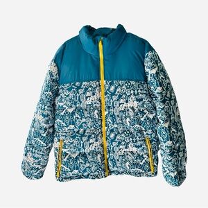 Empyre Spectral Puffer Jacket Turquoise / Aqua Size Large
